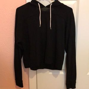 Target, S, black cropped hoodie